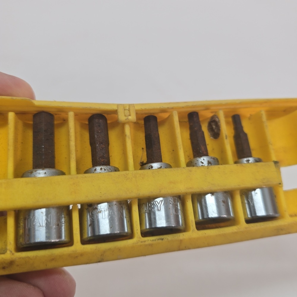 Stanley 5 Pc 3/8" Drive Hex Bit Socket Set 4mm 5mm 6mm 7mm 8mm - Picture 5 of 10